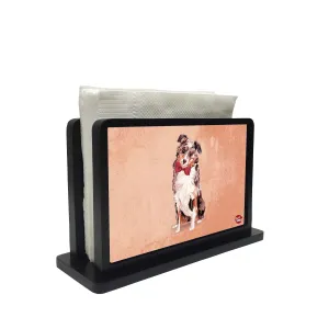 Tissue Holder Paper Napkin Stand - Beautiful Dog