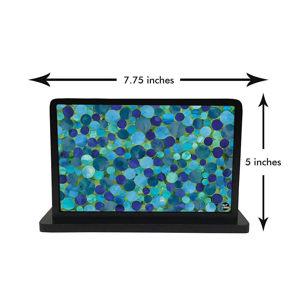 Tissue Holder Paper Napkin Stand - Blue Dots