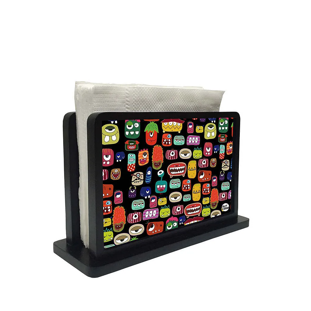Tissue Holder Paper Napkin Stand - Cute Monsters