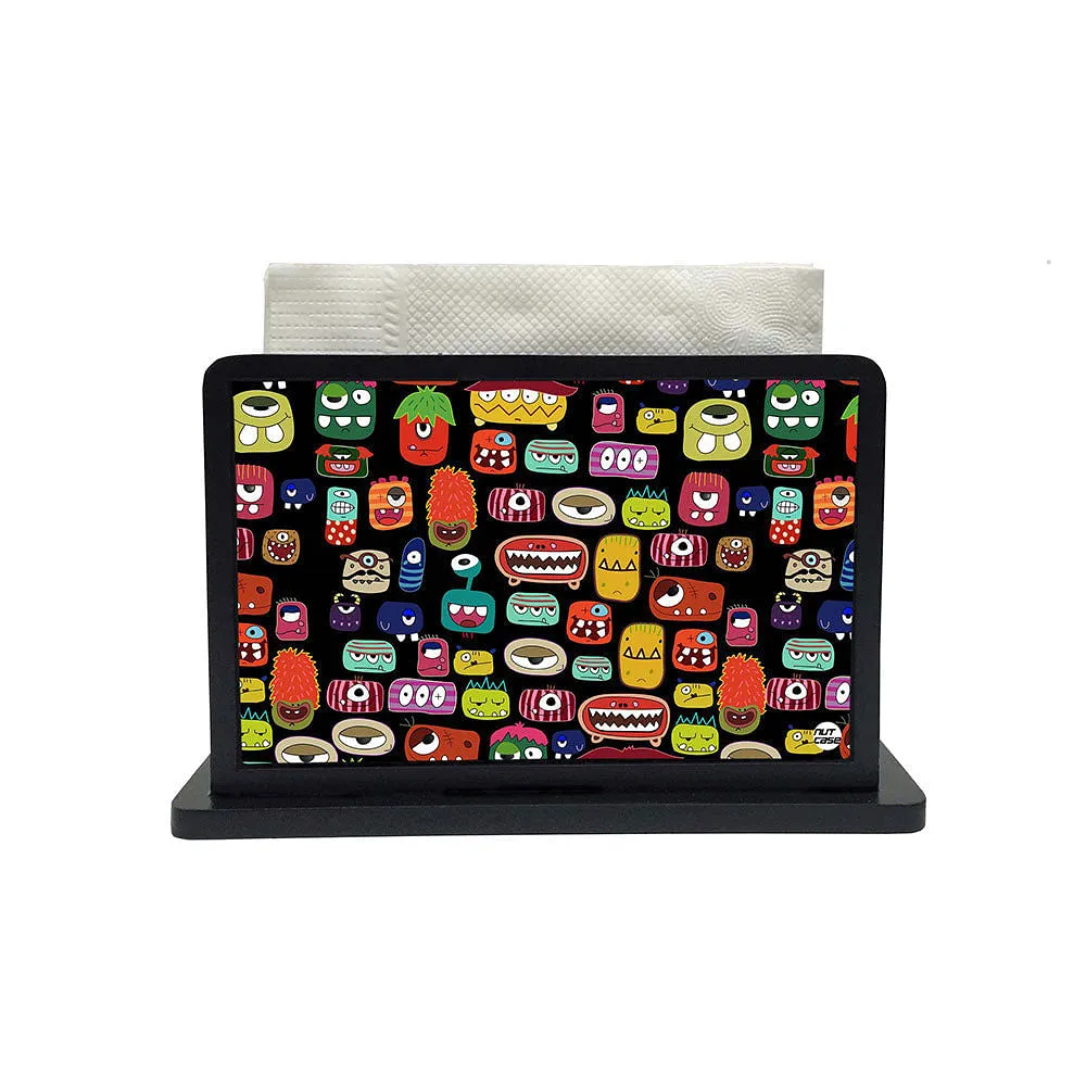 Tissue Holder Paper Napkin Stand - Cute Monsters