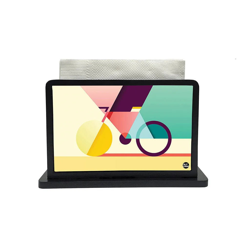 Tissue Holder Paper Napkin Stand - Cycle Art