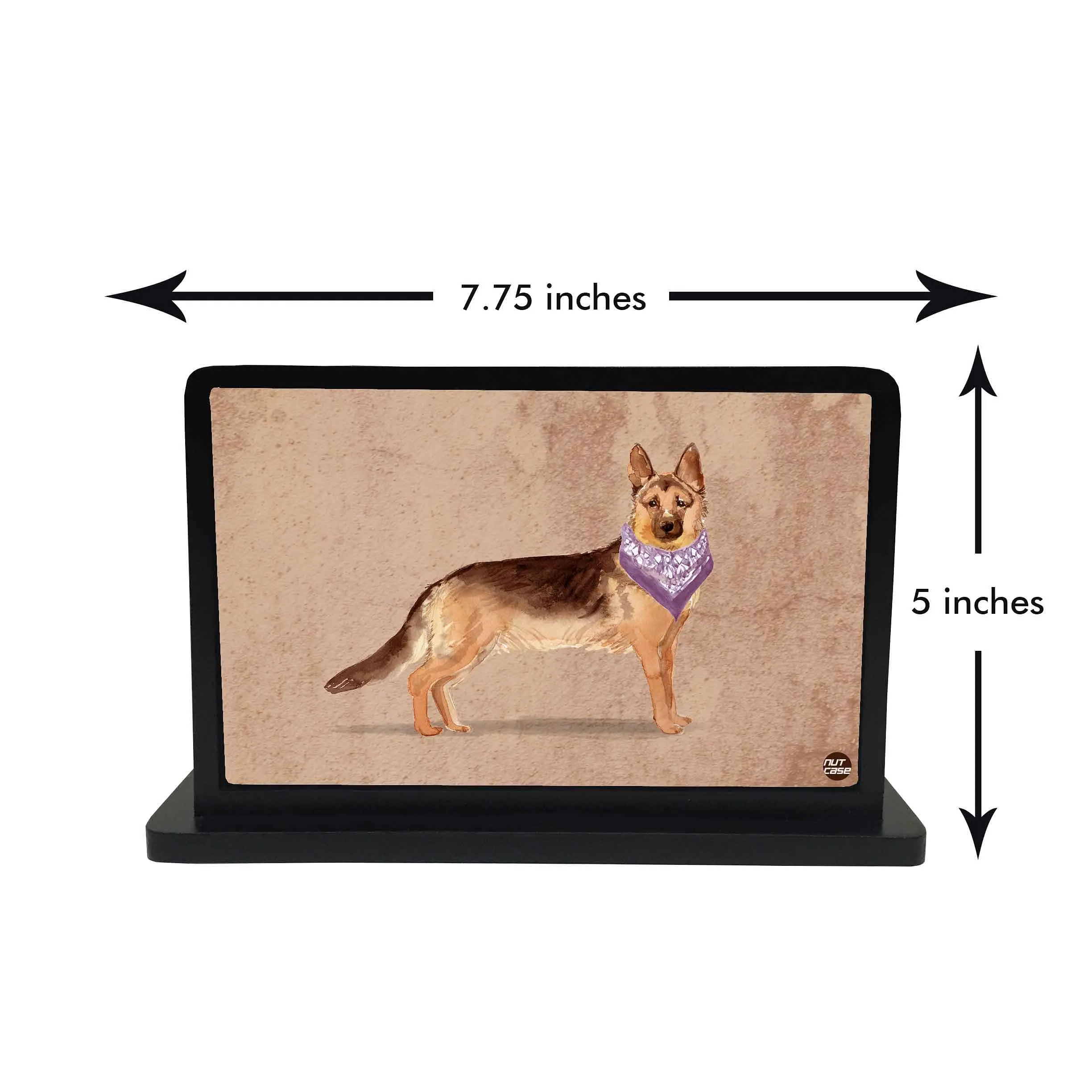 Tissue Holder Paper Napkin Stand - Hip Dog With Scarf
