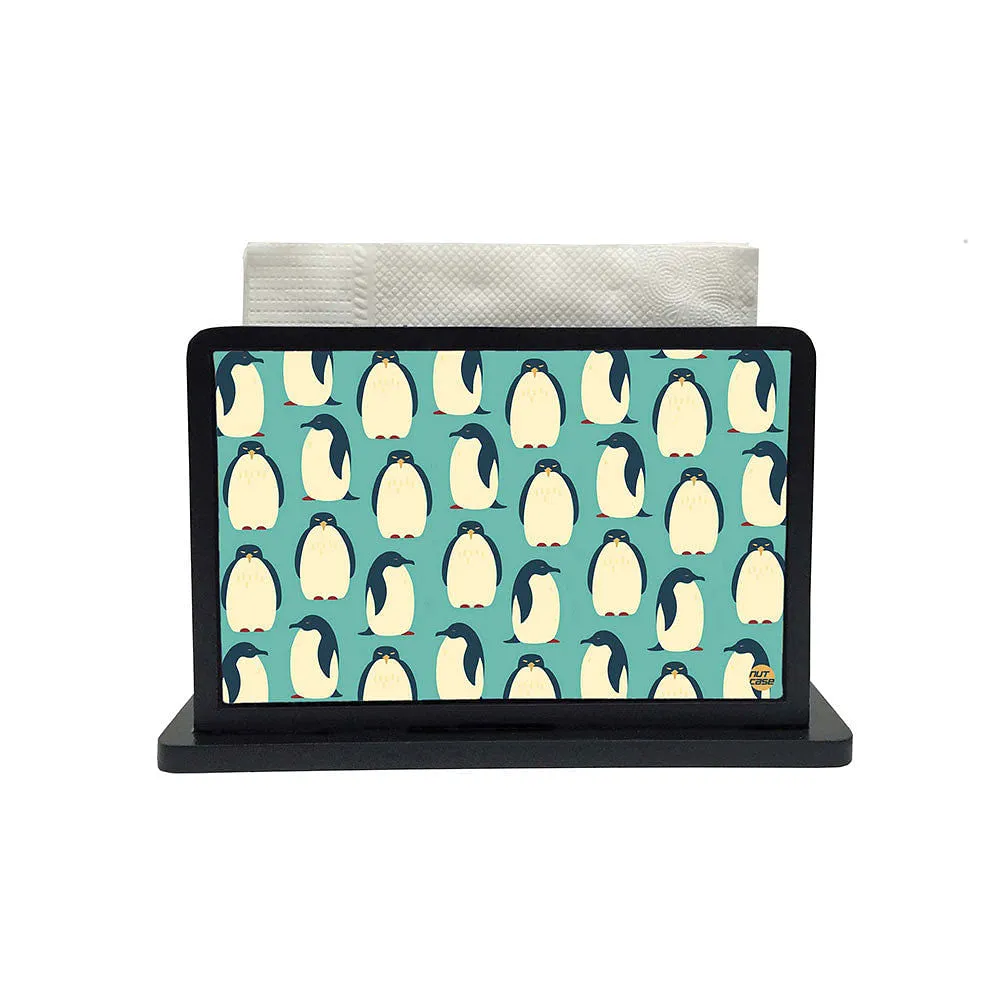 Tissue Holder Paper Napkin Stand - Pengwins