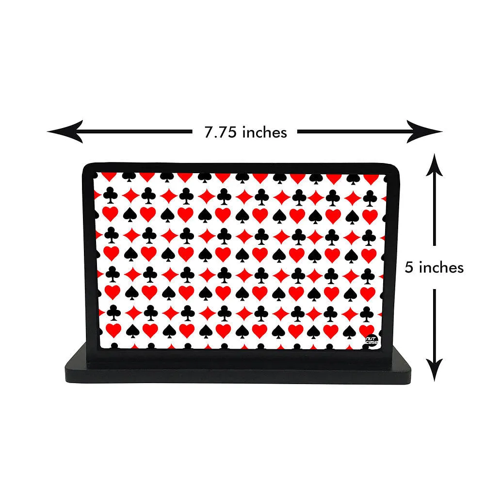 Tissue Holder Paper Napkin Stand - Playing Card Ace And Heart