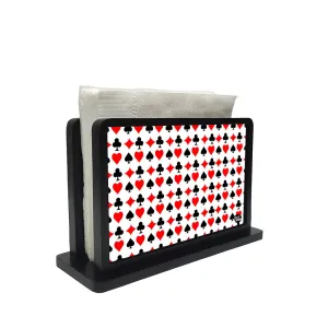 Tissue Holder Paper Napkin Stand - Playing Card Ace And Heart