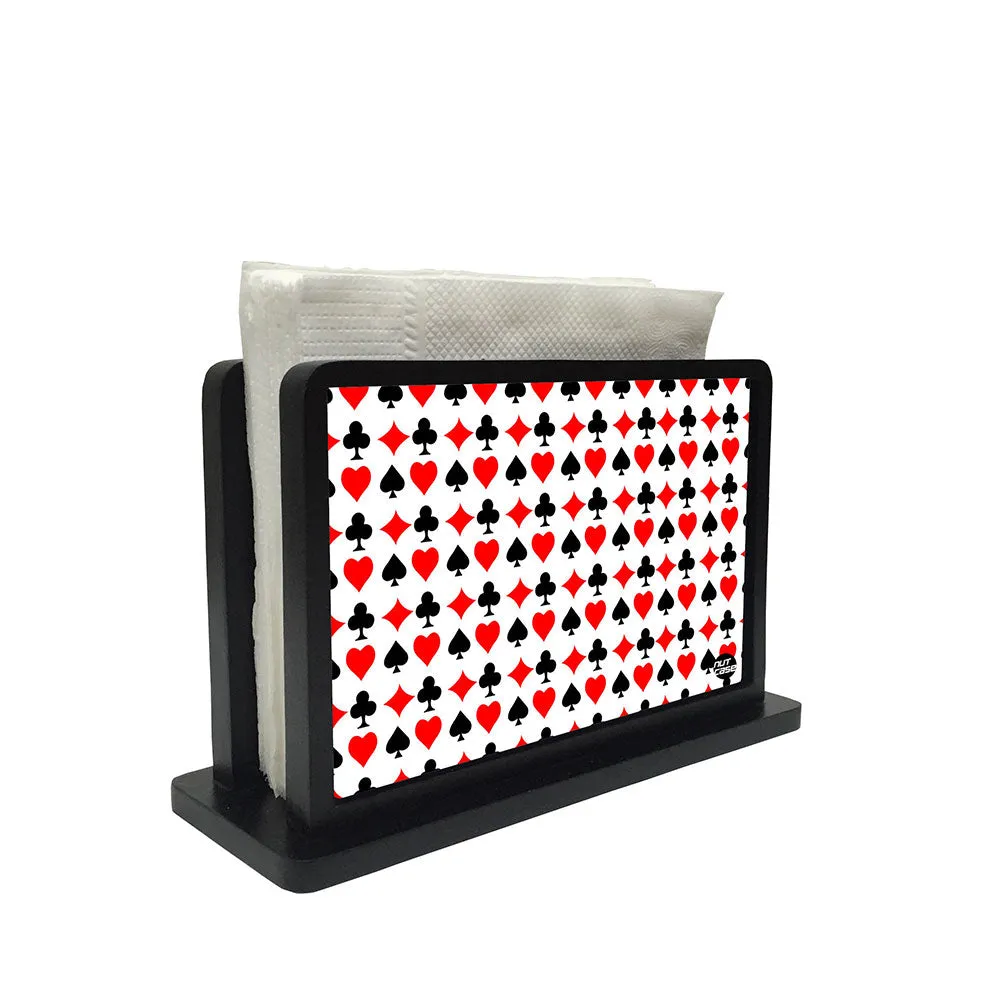 Tissue Holder Paper Napkin Stand - Playing Card Ace And Heart