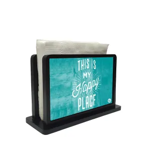 Tissue Holder Paper Napkin Stand - This Is My Happy Place