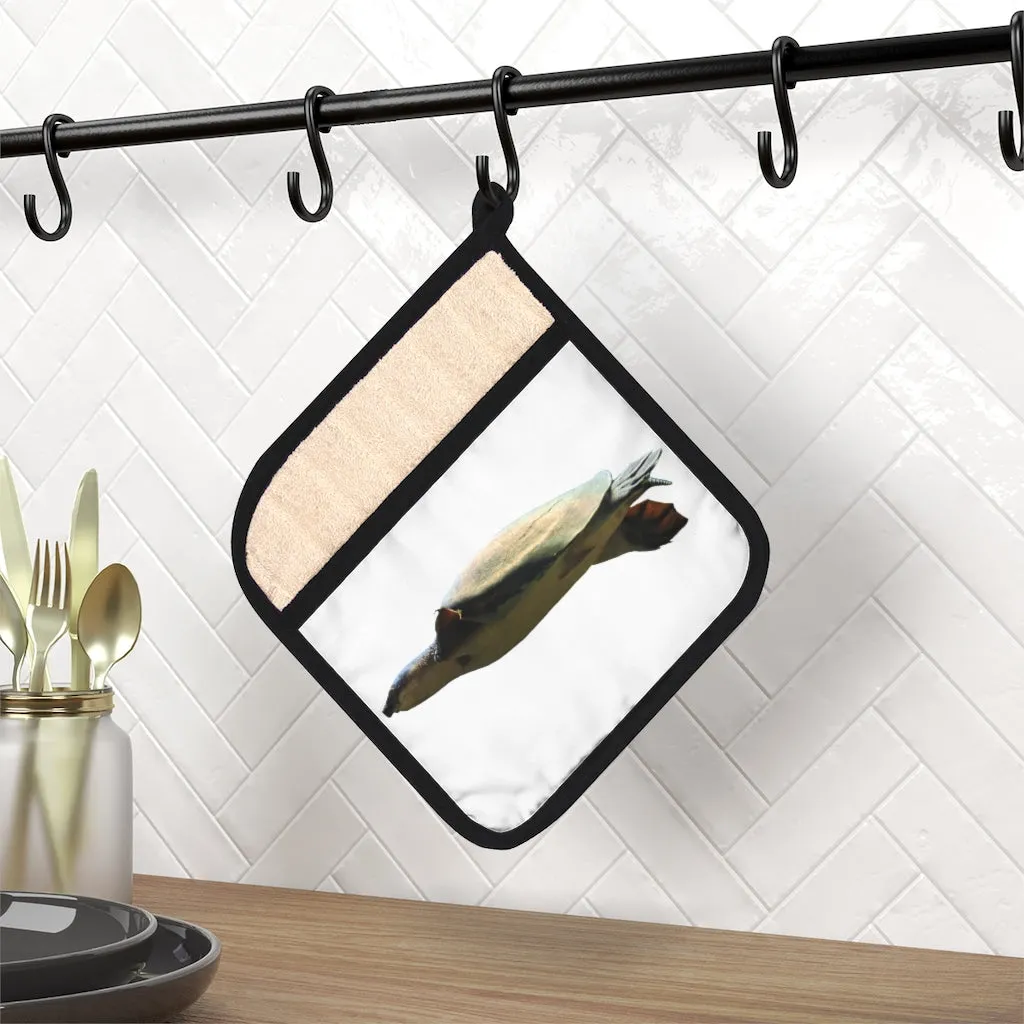 Turtle Pot Holder with Pocket