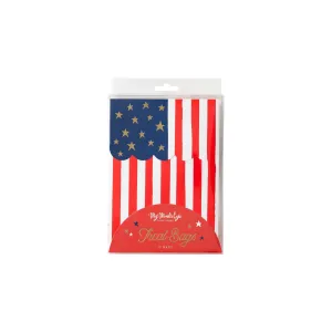 USA Flag Treat Bags -12pk MA23 S9258