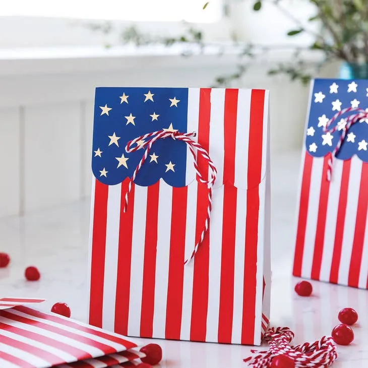 USA Flag Treat Bags -12pk MA23 S9258