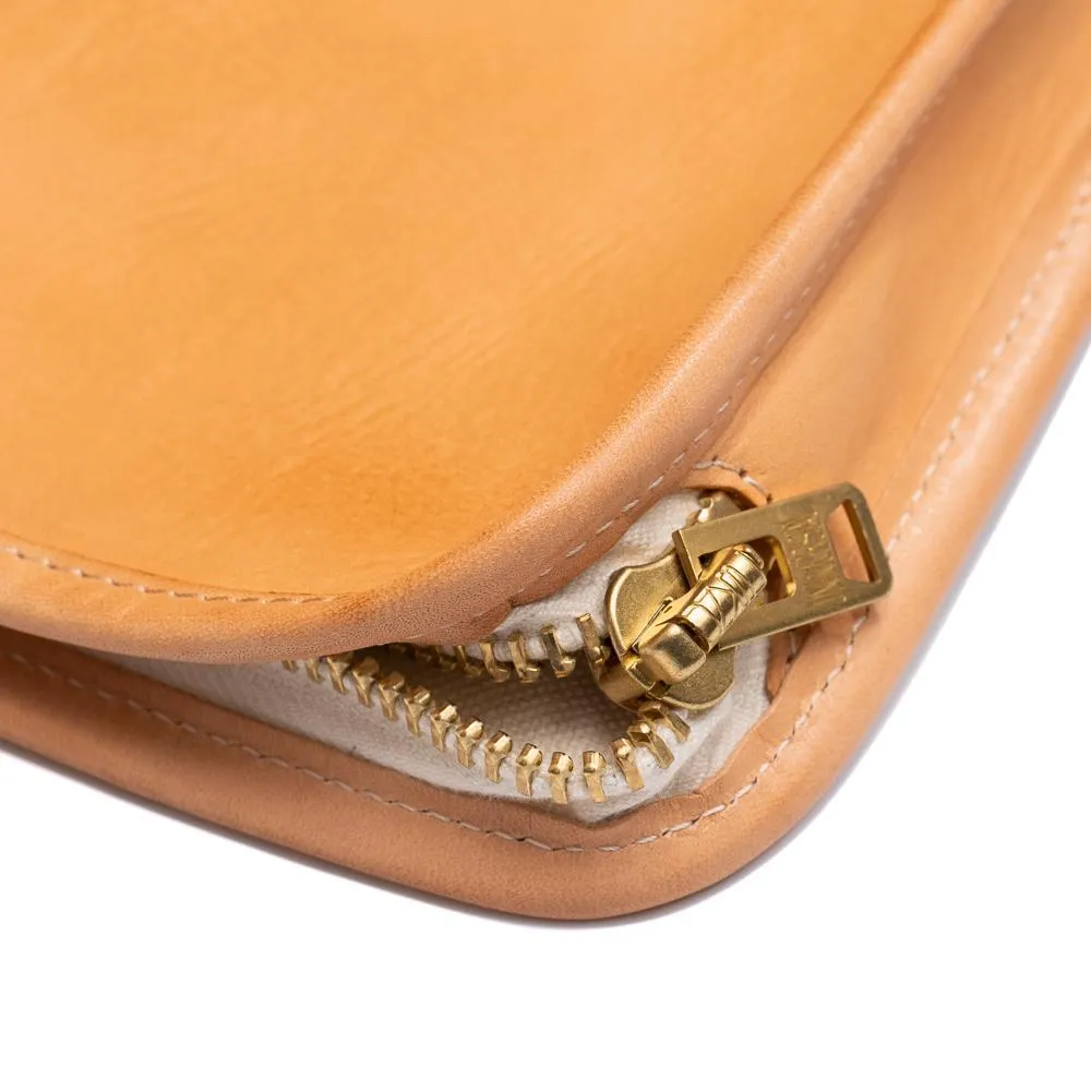 Vasco Leather Document Briefcase Natural