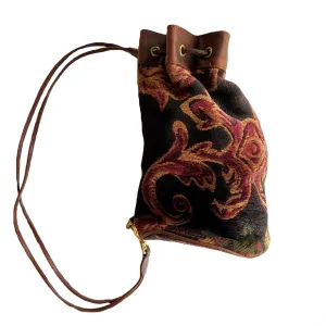 VINTAGE RALPH LAUREN TAPESTRY SLING BAG