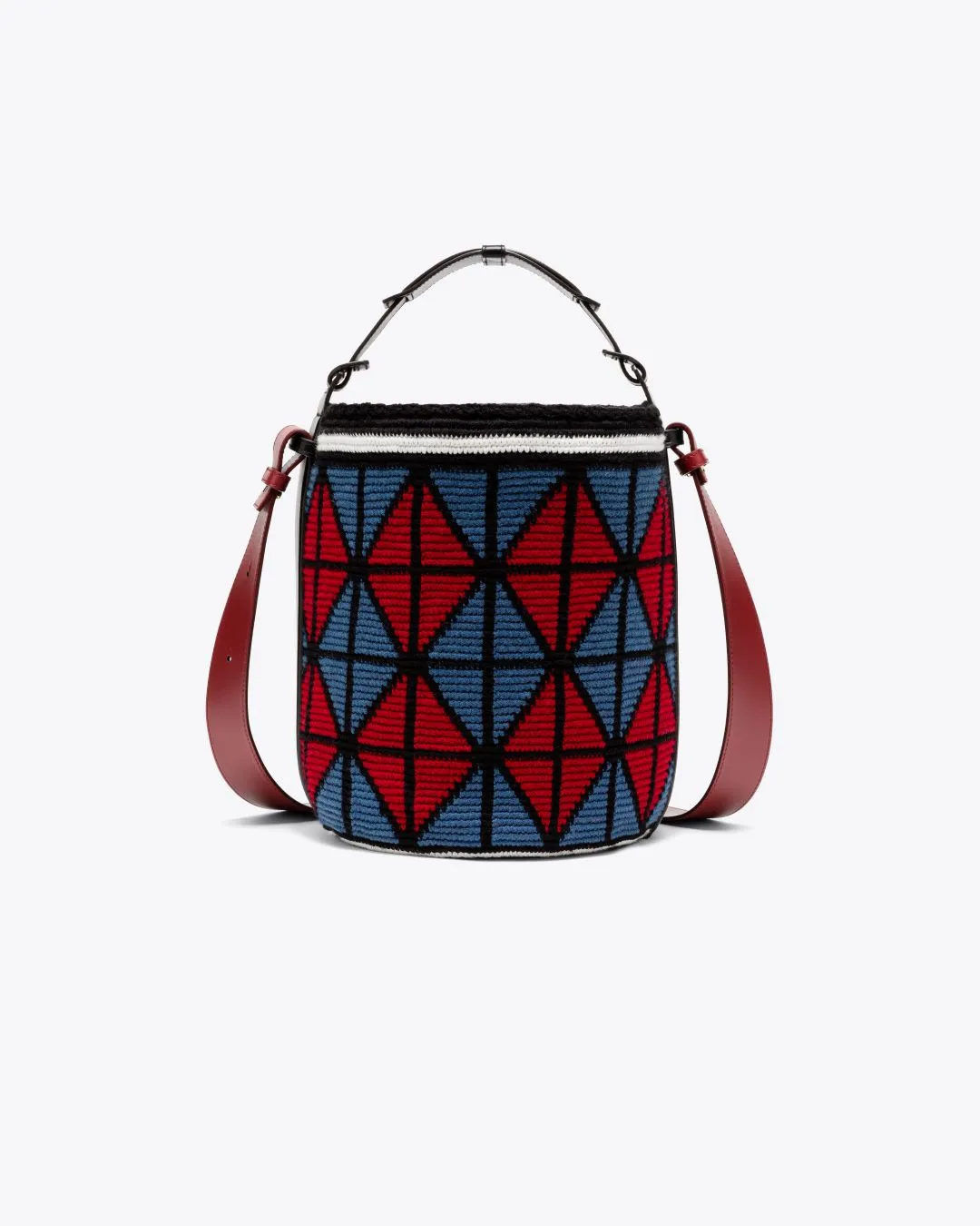 WEAVED MIDI BUCKET - MULTICOLOR