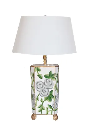 White Chintz Lamp, Small