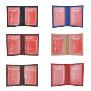 Wholesale Slim Thin Leather Card ID Mini Holder Bifold Driver's License ASSORTED COLORS