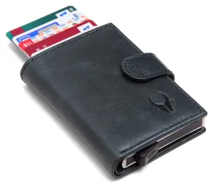 WildHorn® RFID Protected Unisex Genuine Leather Card Holder Crunch