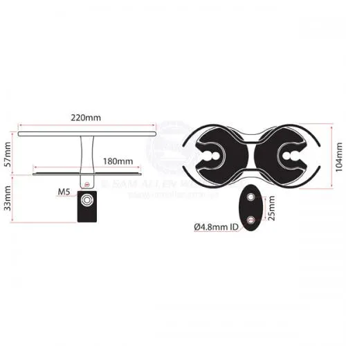 WINE GLASS DRINK HOLDER - STAINLESS STEEL