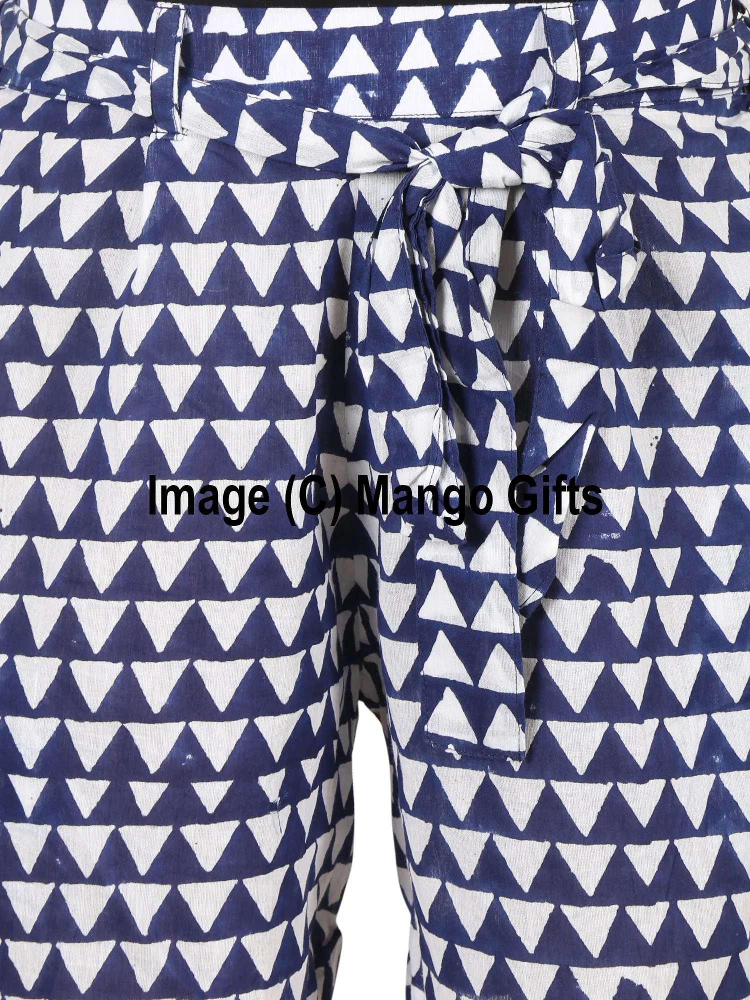 Women Hand Block Print Night Shorts Summer Shorts 100%Cotton Floral Printed Elastic Waist