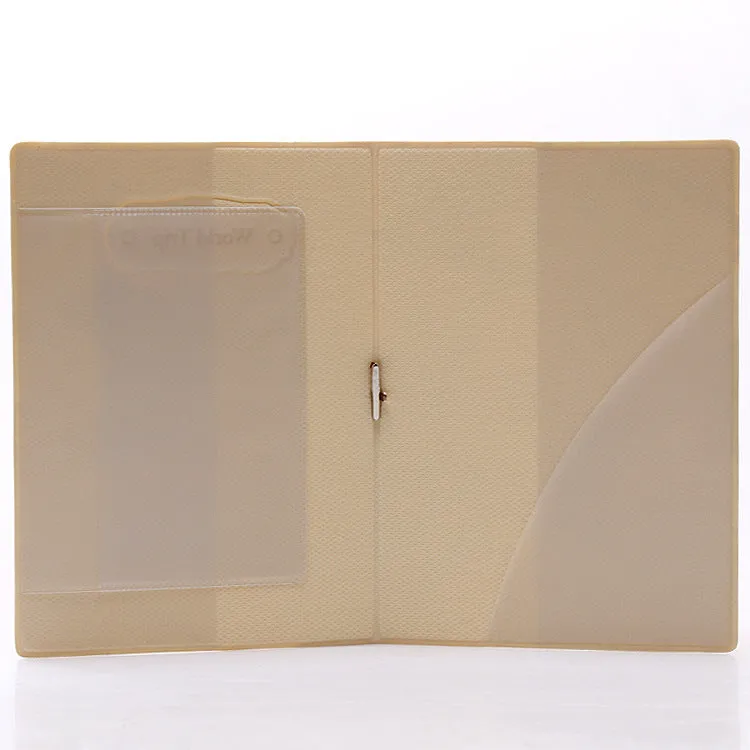 World map stereo passport holder