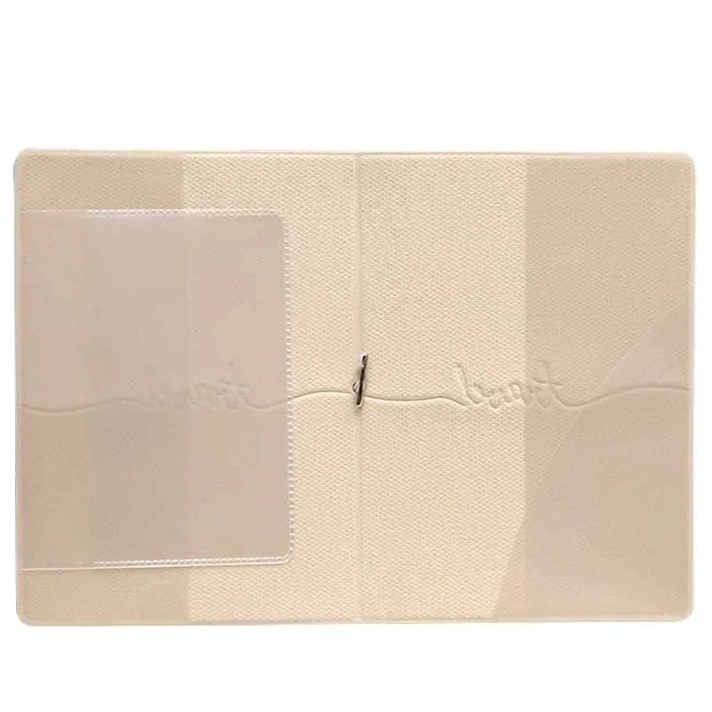 World map stereo passport holder