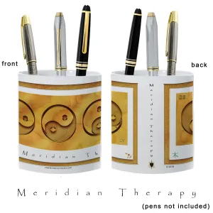 Yin Yang Pencil Holder "Wood" (Meridian Therapy)