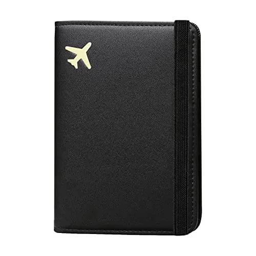 Zoppen Passport and Vaccine Card Holder Combo, Passport Holder